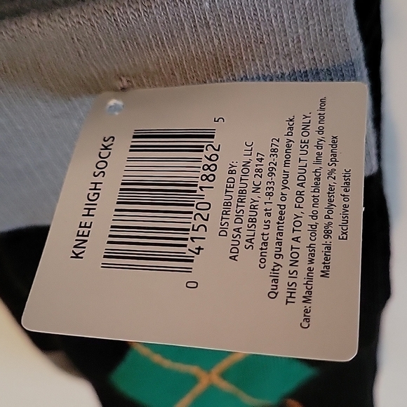 ST. PATRICK'S DAY SOCKS, Knee high, Sz 9-11, NWT - Picture 4 of 4